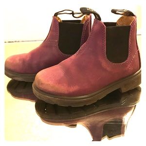 Purple Blundstone Boots